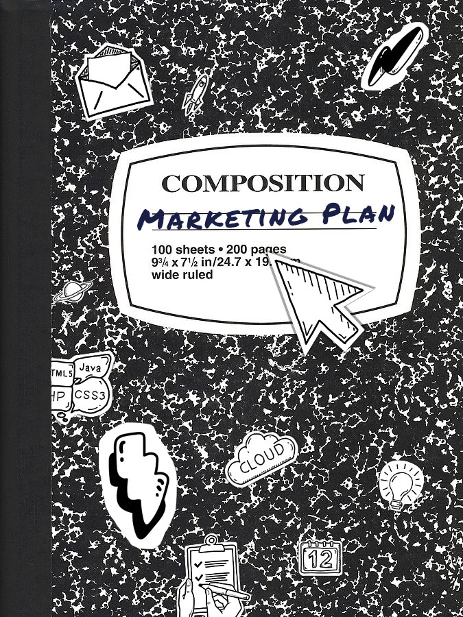Composition Marketing Plan Note Book Cover